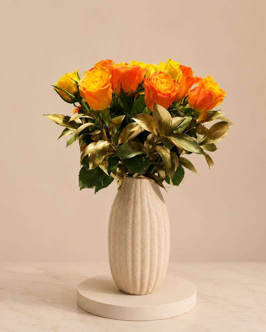 Sunset Bloom Vase